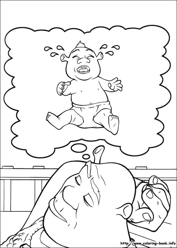 Shrek the Third coloring picture